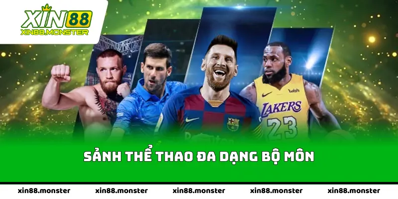 Sảnh thể thao đa dạng bộ môn